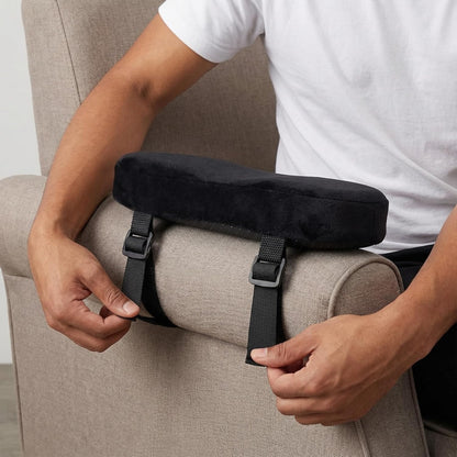 Memory Foam Office Chair Armrest Covers – 2 Pack Arm Pads
