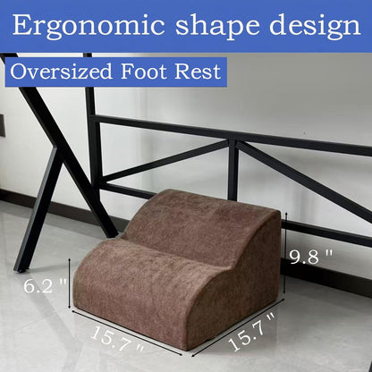 Foot Rest for Under Desk at Work.Multifunctional 3-Tier Foot Stool