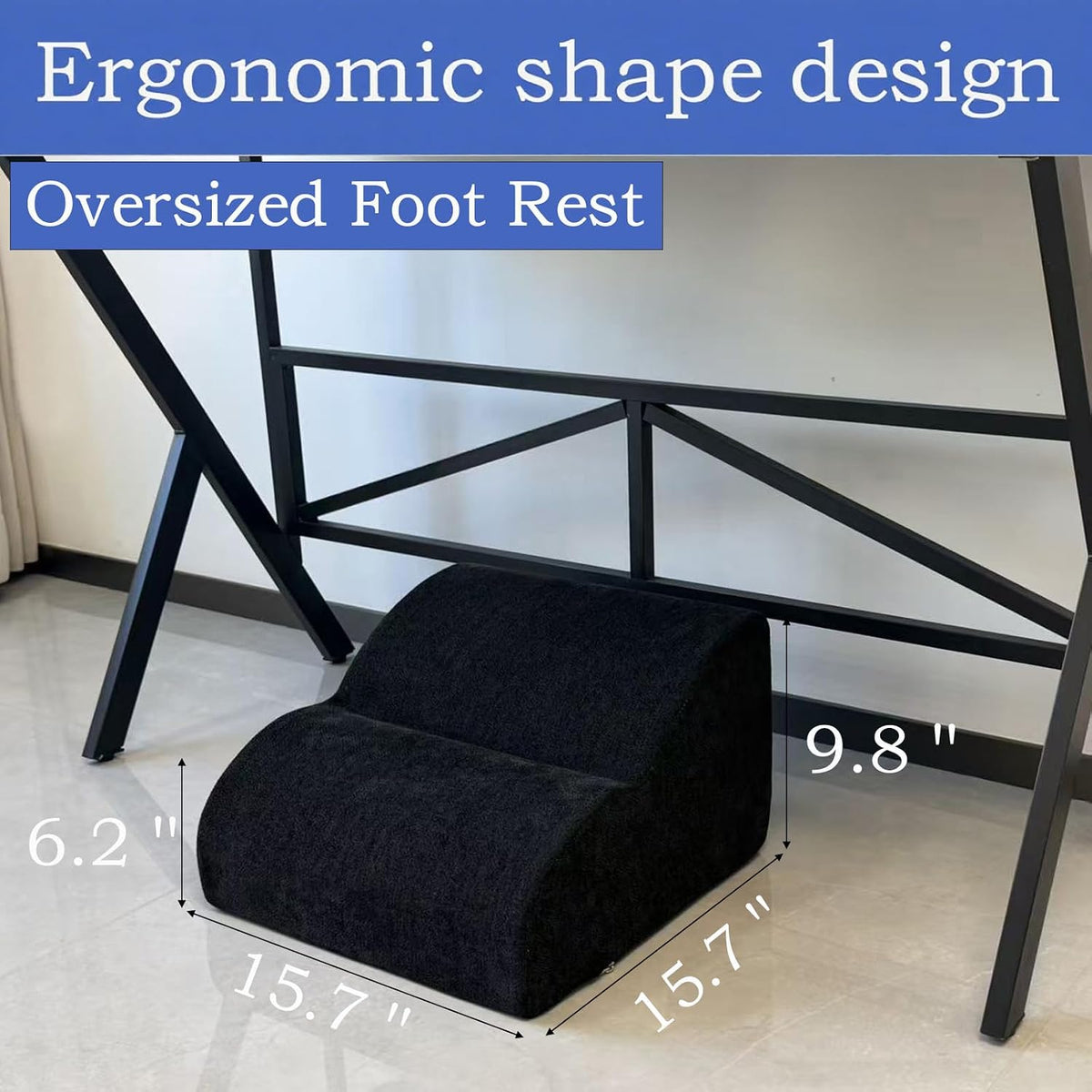 Foot Rest for Under Desk at Work.Multifunctional 3-Tier Foot Stool