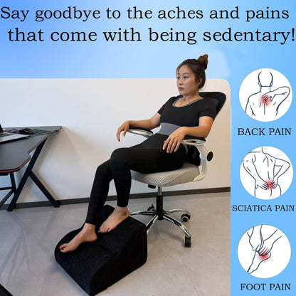 Foot Rest for Under Desk at Work.Multifunctional 3-Tier Foot Stool