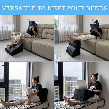 Foot Rest for Under Desk at Work.Multifunctional 3-Tier Foot Stool