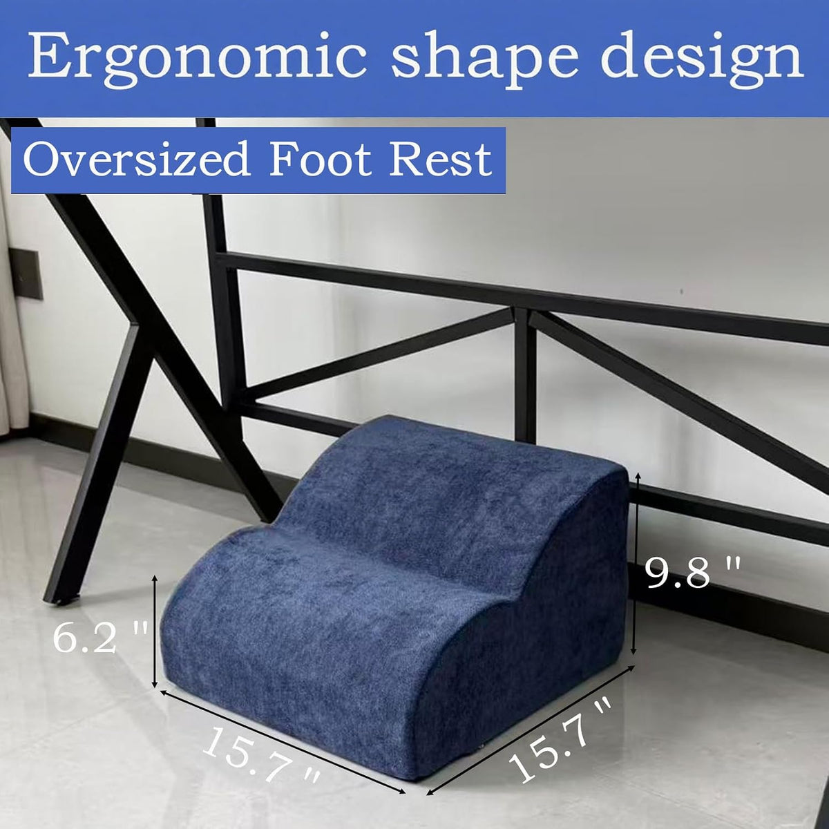 Foot Rest for Under Desk at Work.Multifunctional 3-Tier Foot Stool