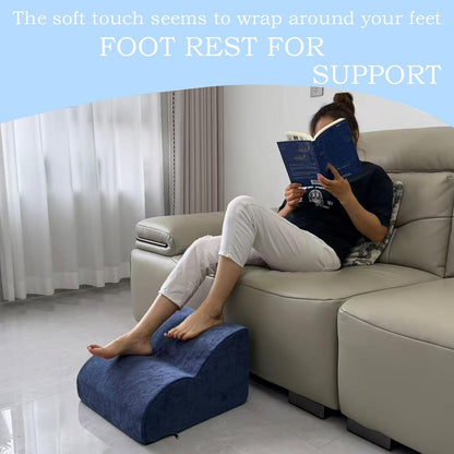Foot Rest for Under Desk at Work.Multifunctional 3-Tier Foot Stool