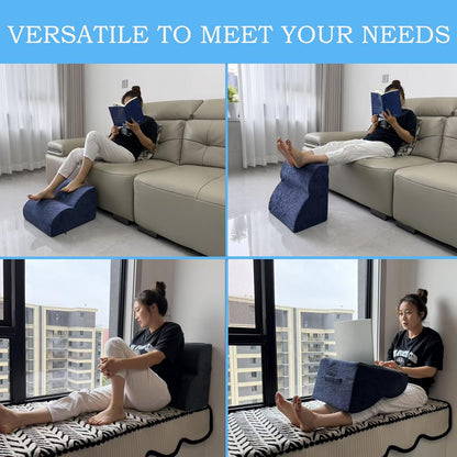 Foot Rest for Under Desk at Work.Multifunctional 3-Tier Foot Stool