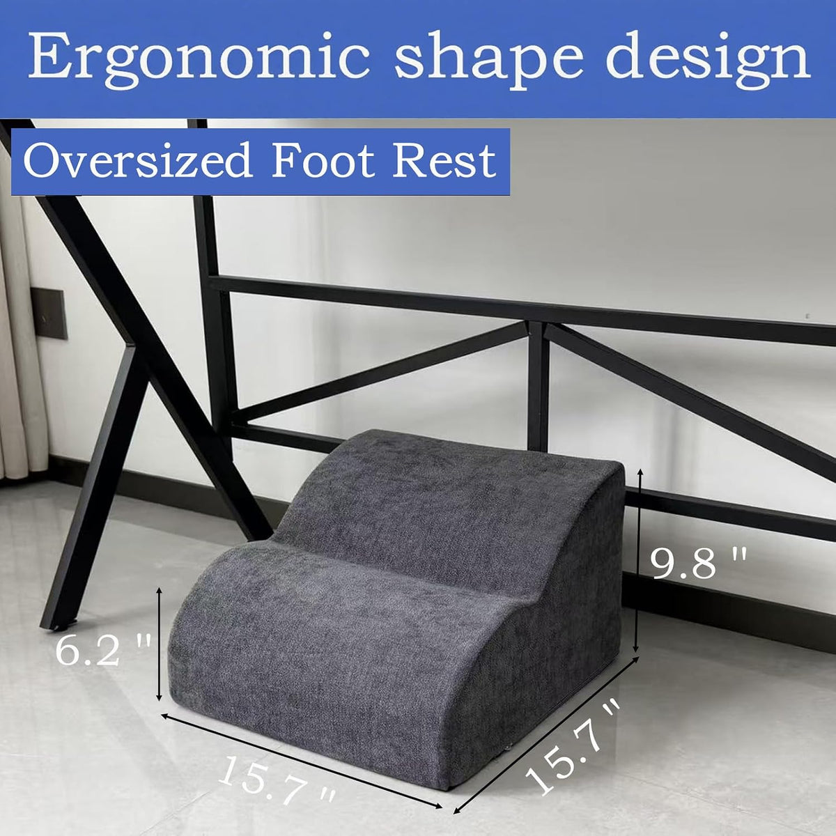 Foot Rest for Under Desk at Work.Multifunctional 3-Tier Foot Stool