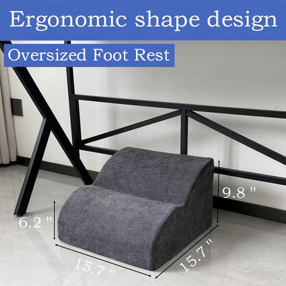Foot Rest for Under Desk at Work.Multifunctional 3-Tier Foot Stool