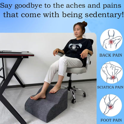 Foot Rest for Under Desk at Work.Multifunctional 3-Tier Foot Stool