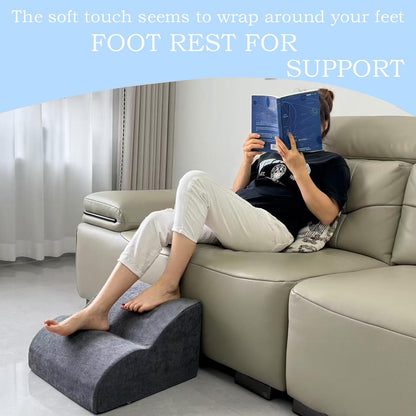 Foot Rest for Under Desk at Work.Multifunctional 3-Tier Foot Stool