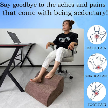 Foot Rest for Under Desk at Work.Multifunctional 3-Tier Foot Stool