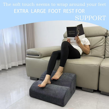 Foot Rest for Under Desk at Work.Multifunctional 3-Tier Foot Stool