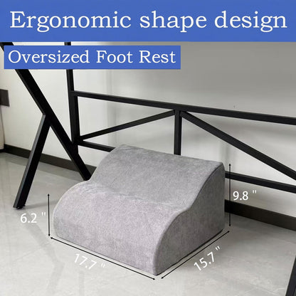 Foot Rest for Under Desk at Work.Multifunctional 3-Tier Foot Stool