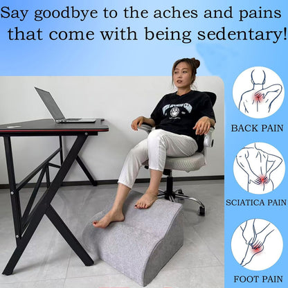 Foot Rest for Under Desk at Work.Multifunctional 3-Tier Foot Stool