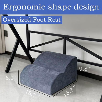 Foot Rest for Under Desk at Work.Multifunctional 3-Tier Foot Stool