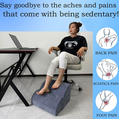 Foot Rest for Under Desk at Work.Multifunctional 3-Tier Foot Stool