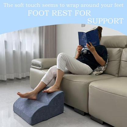 Foot Rest for Under Desk at Work.Multifunctional 3-Tier Foot Stool