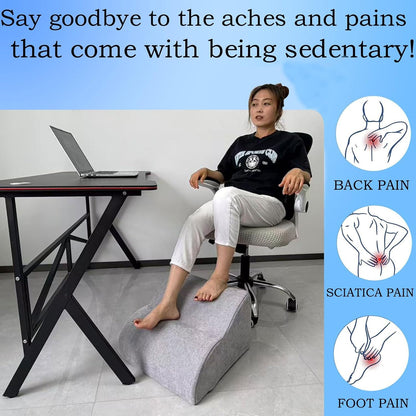 Foot Rest for Under Desk at Work.Multifunctional 3-Tier Foot Stool