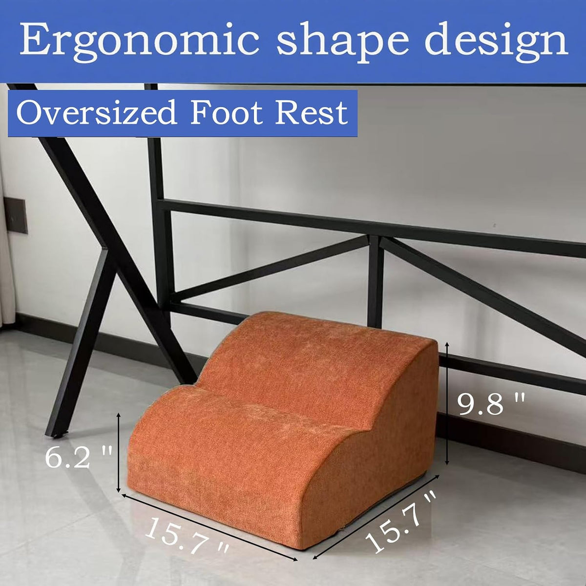 Foot Rest for Under Desk at Work.Multifunctional 3-Tier Foot Stool