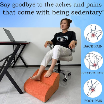 Foot Rest for Under Desk at Work.Multifunctional 3-Tier Foot Stool