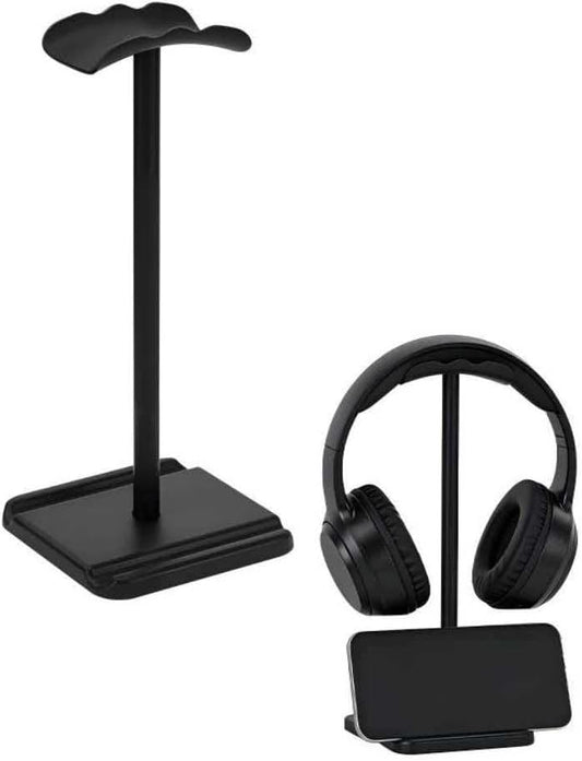 Headphone Stand for Desk, Headset & Earphone Holder with Utility Slot