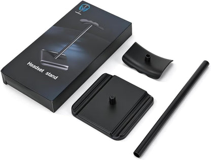 Headphone Stand for Desk, Headset & Earphone Holder with Utility Slot
