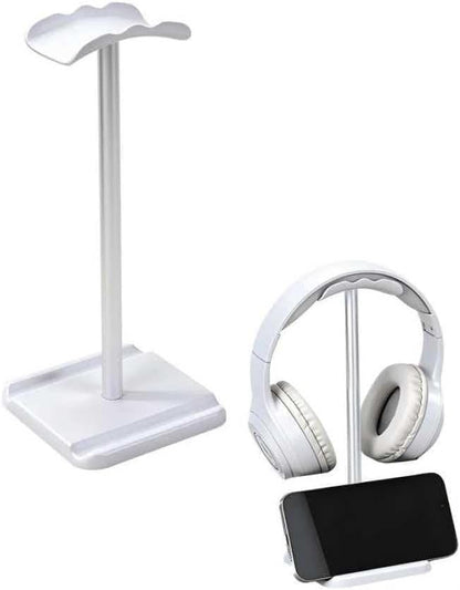 Headphone Stand for Desk, Headset & Earphone Holder with Utility Slot