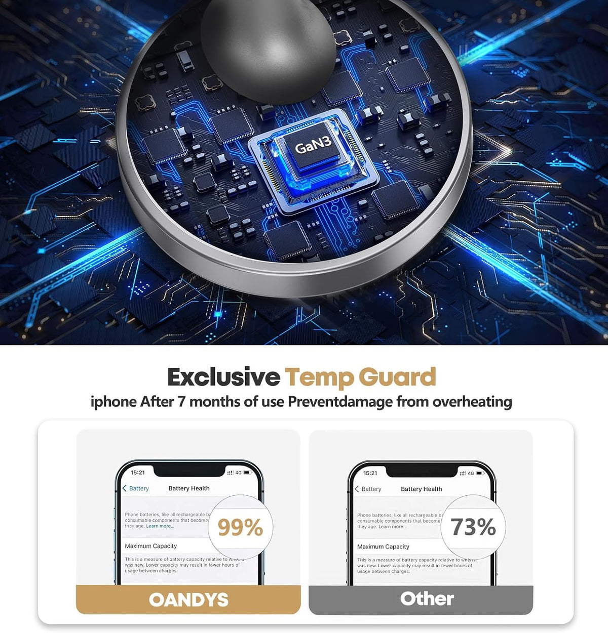 Magnetic Wireless Charger iPhone Stand 15W Fast Mag-Safe Charger for iPhone 17/17 Pro/17 Air/17 Pro Max 16/15/14/13/12 Series Apple Magnet Wireless Charging Station/Pad for AirPods