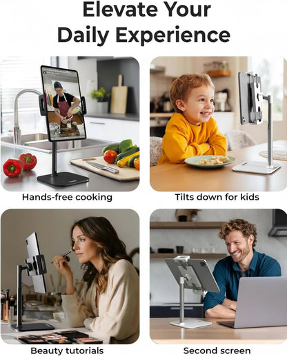 COOPER TabStand 20" Tall iPad Stand for Desk, Portable Monitor Stand Holder