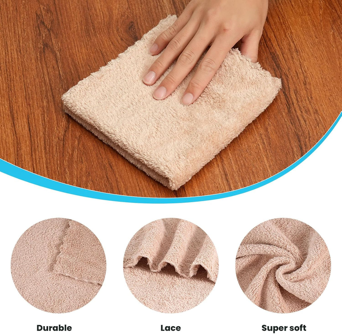 12 Pack Cleaning Cloth,Ultra Soft Absorbent Quick Drying Microfiber Cleaning rags,No scratches,Reusable,Washable,Lint Free Cleaning Towels for Kitchen,Window,Glass,car,11.8"×11.8",(Multicolor)