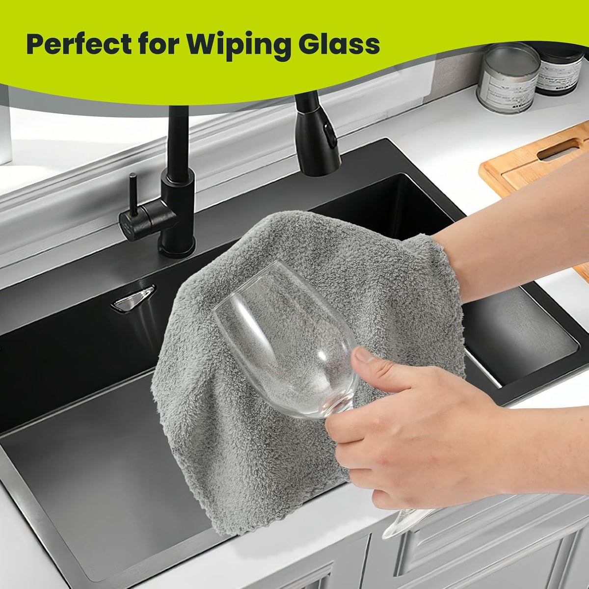 12 Pack Cleaning Cloth,Ultra Soft Absorbent Quick Drying Microfiber Cleaning rags,No scratches,Reusable,Washable,Lint Free Cleaning Towels for Kitchen,Window,Glass,car,11.8"×11.8",(Multicolor)