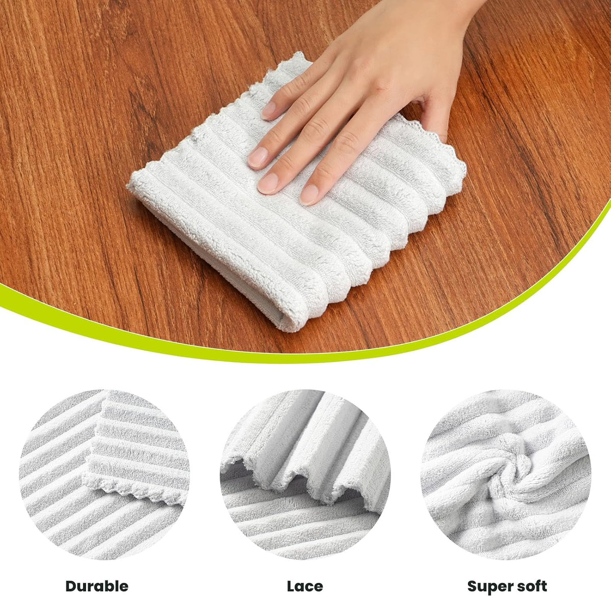 12 Pack Cleaning Cloth,Ultra Soft Absorbent Quick Drying Microfiber Cleaning rags,No scratches,Reusable,Washable,Lint Free Cleaning Towels for Kitchen,Window,Glass,car,11.8"×11.8",(Multicolor)