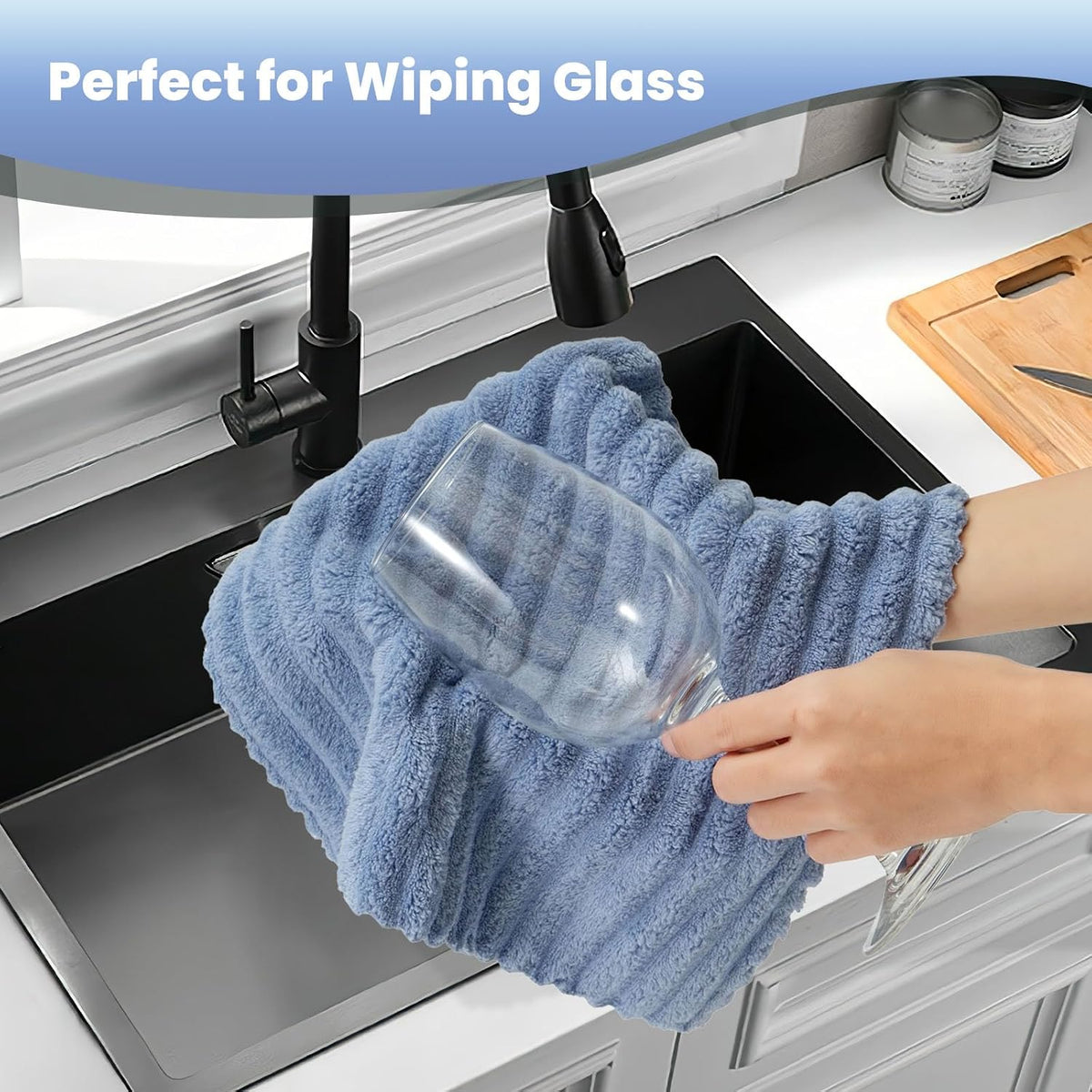 12 Pack Cleaning Cloth,Ultra Soft Absorbent Quick Drying Microfiber Cleaning rags,No scratches,Reusable,Washable,Lint Free Cleaning Towels for Kitchen,Window,Glass,car,11.8"×11.8",(Multicolor)
