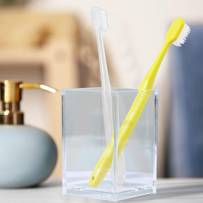 20 Pcs Acrylic Pen Holder Pencil Cup Desk Organizer, Clear