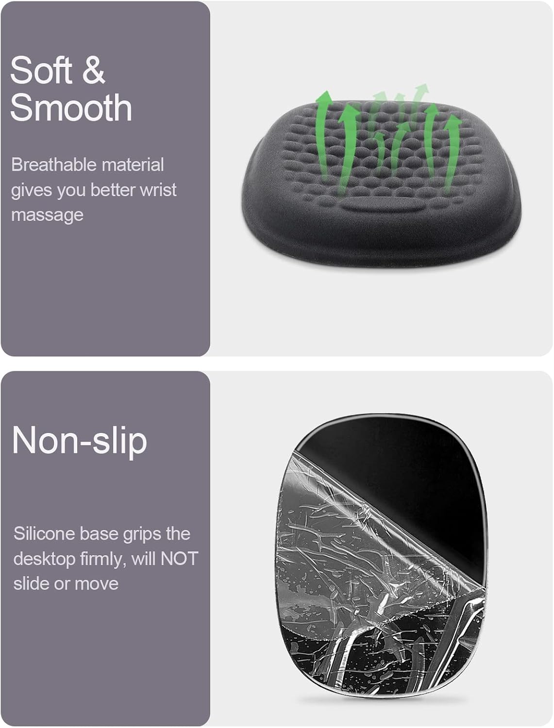2Pcs Cloud Elbow Pads, Desk Arm Rest Support, Soft Memory Foam Wrist Rest, Ergonomic Cushion Carpal Tunnel Pain Relief Gel Mouse Pillow for Computer Laptop Office Gaming Car Chair Accessory