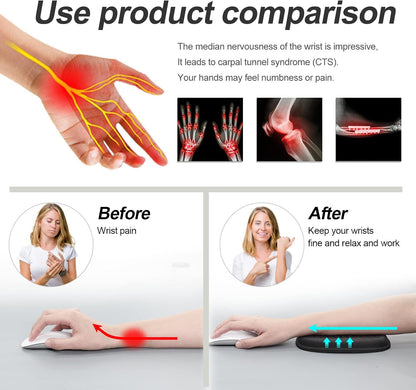 2Pcs Cloud Elbow Pads, Desk Arm Rest Support, Soft Memory Foam Wrist Rest, Ergonomic Cushion Carpal Tunnel Pain Relief Gel Mouse Pillow for Computer Laptop Office Gaming Car Chair Accessory