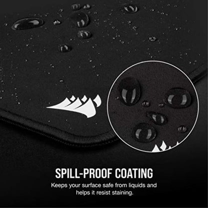 MM350 PRO Spill-Proof Cloth Gaming Mouse Pad – Extended XL – Black