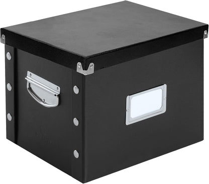 Letter-Size File Box, Black (SNS01533)