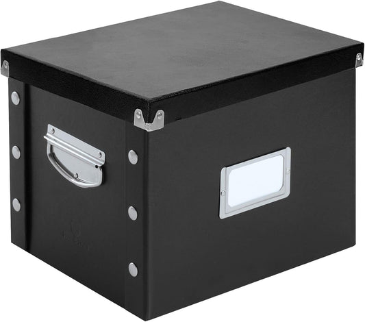 Letter-Size File Box, Black (SNS01533)