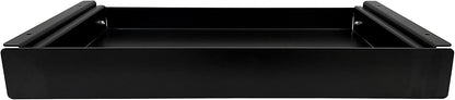 19 inch Slim Under Desk Pull-Out Storage Office Mounted Sliding Metal Drawer for Standing Desk,Black