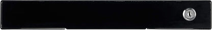 19 inch Slim Under Desk Pull-Out Storage Office Mounted Sliding Metal Drawer for Standing Desk,Black