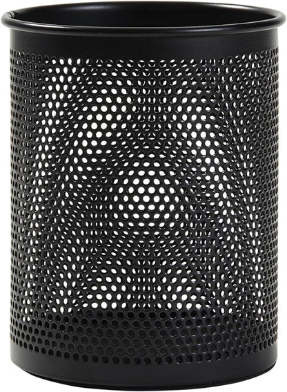 Pen Holder Desk Organizer, Wire Mesh Pencil Cup with Foam Pad and Non-Slip Bottom Office Supplies Desk Accessories for Home Office School, 1 Pack