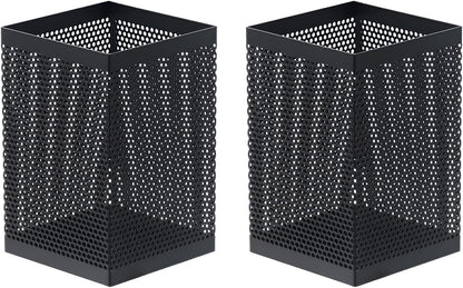Pen Holder Desk Organizer, Wire Mesh Pencil Cup with Foam Pad and Non-Slip Bottom Office Supplies Desk Accessories for Home Office School, 1 Pack