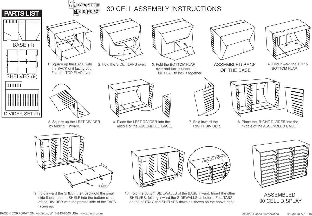 Classroom Keepers Mailbox, 30-Slot