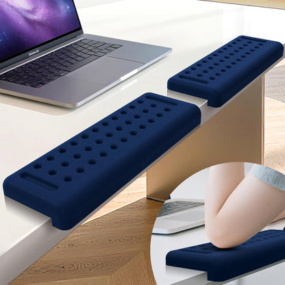 L-Shaped Desk Edge Cushion, 2 PCS Elbow Rest for Desk, Black