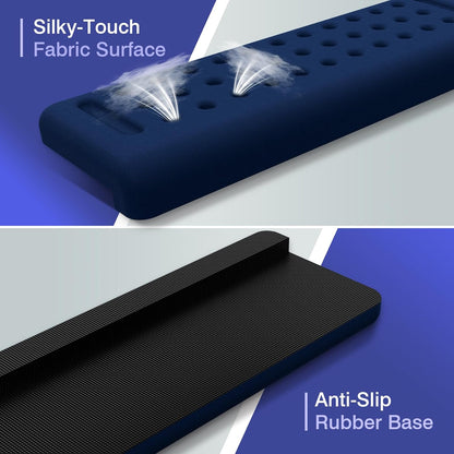 L-Shaped Desk Edge Cushion, 2 PCS Elbow Rest for Desk, Black