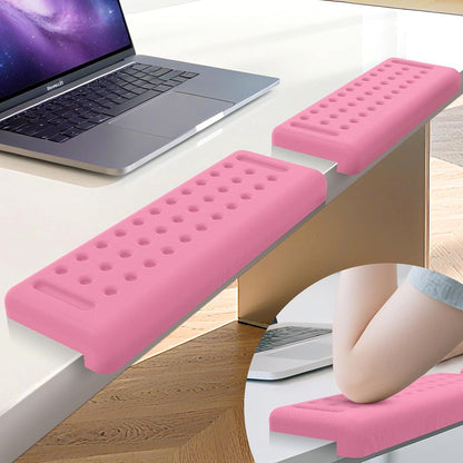 L-Shaped Desk Edge Cushion, 2 PCS Elbow Rest for Desk, Black