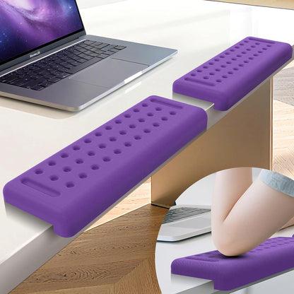 L-Shaped Desk Edge Cushion, 2 PCS Elbow Rest for Desk, Black