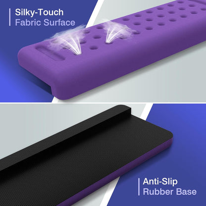 L-Shaped Desk Edge Cushion, 2 PCS Elbow Rest for Desk, Black