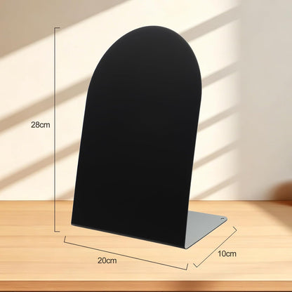 Magnet Board 7.87 x5.31 x 3.93 Stand Mini White Metal Tabletop Memo Standing Magnetic Board for Desk - Magnetic Display for Back to School Menu Table， Photos，Memos (White*2, 20 * 13.5 * 10cm)