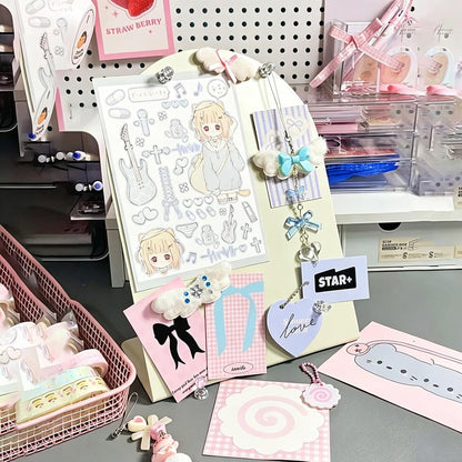 Magnet Board 7.87 x5.31 x 3.93 Stand Mini White Metal Tabletop Memo Standing Magnetic Board for Desk - Magnetic Display for Back to School Menu Table， Photos，Memos (White*2, 20 * 13.5 * 10cm)