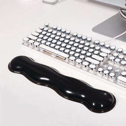 Clear Gel Mouse Wrist Rest, Wrist Support Wrist Pad for Typing Pain Relief, Ergonomic Cool Wrist Rest for Mouse, Hand Mouse Wrist Rest for Office, Gaming, Computer, Laptop - Transparent Green